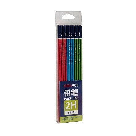 得力S918铅笔(蓝色)(12支/盒)
