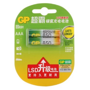 超霸（GP） GP85AAAHC-L2 充电电池 七号 高品质环保型2粒/卡