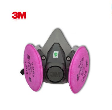 3M 防毒面具 6200+2091 打磨 焊接 防工业粉尘 雾霾 PM2.5