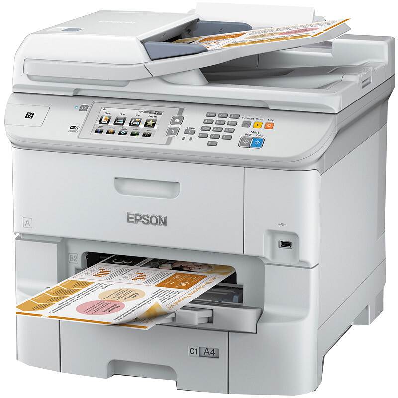爱普生(EPSON) WF-6593 A4 彩色商用墨仓式一体机+双纸盒 白 （单位：台)
