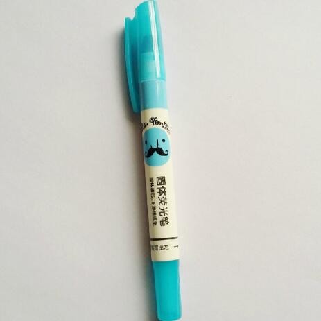 得力S607固体荧光笔(蓝)