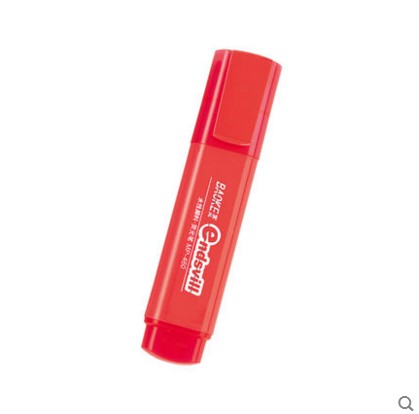 宝克荧光笔标记笔 MP460 记号笔 水性颜料（红色）