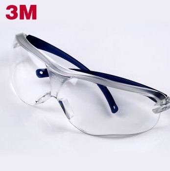 3M 护目镜 10434 颗粒物防护镜 防尘沙 防紫外线 抗冲击 运动防护眼镜