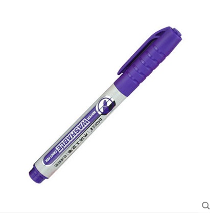 宝克笔 MP397 工艺笔 消字笔 圆头 水洗笔 水洗（紫色）