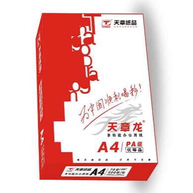 天章龙A4/70G复印纸500张/包，5包/箱(箱)