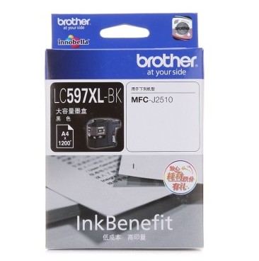 兄弟（brother） LC597XLBK 高容墨盒-黑色(适用机型兄弟MFC-J2510）