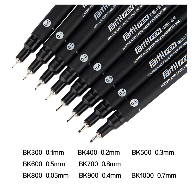宝克BK500绘图针管笔(0.3mm)