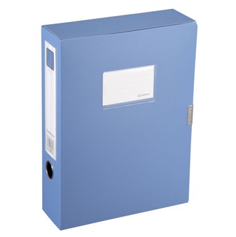 齐心 HC-75 办公必备PP档案盒 A4 75MM（蓝）