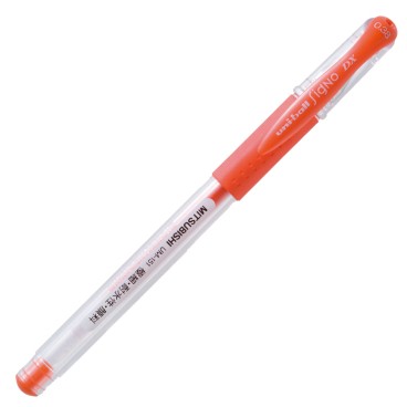 三菱(UNI)中性笔UM-151签字笔0.38mm财务用笔1支散装 橙色017258