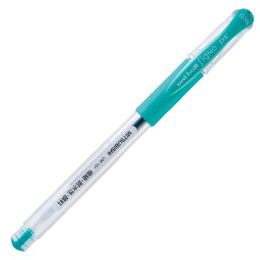 三菱(UNI)中性笔UM-151签字笔0.38mm财务用笔1支散装 苹果绿017260