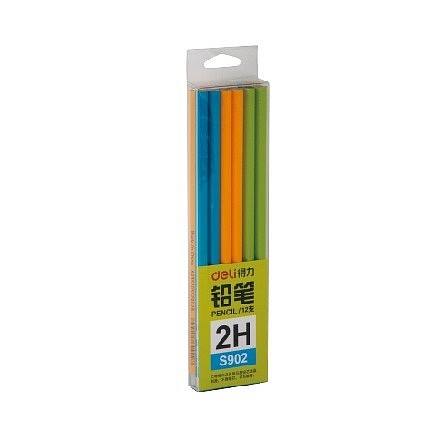 得力S902铅笔(绿色)(12支/盒)