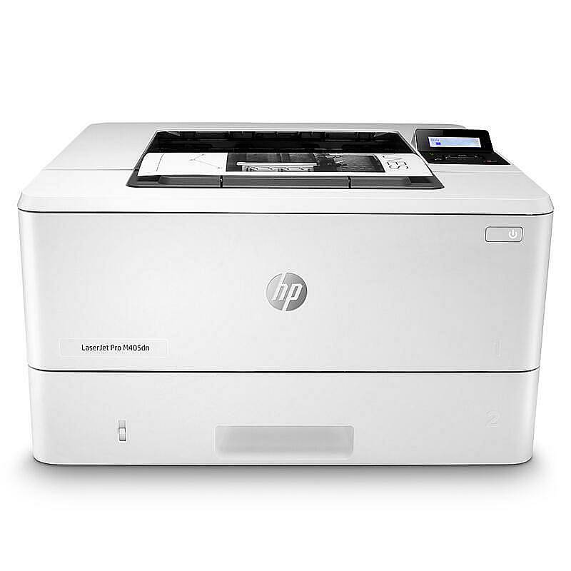 惠普(HP) LaserJet Pro M405dn  黑白激光打印机 （计价单位：台) 双面打印/有线网络/打印38页*分钟 白色