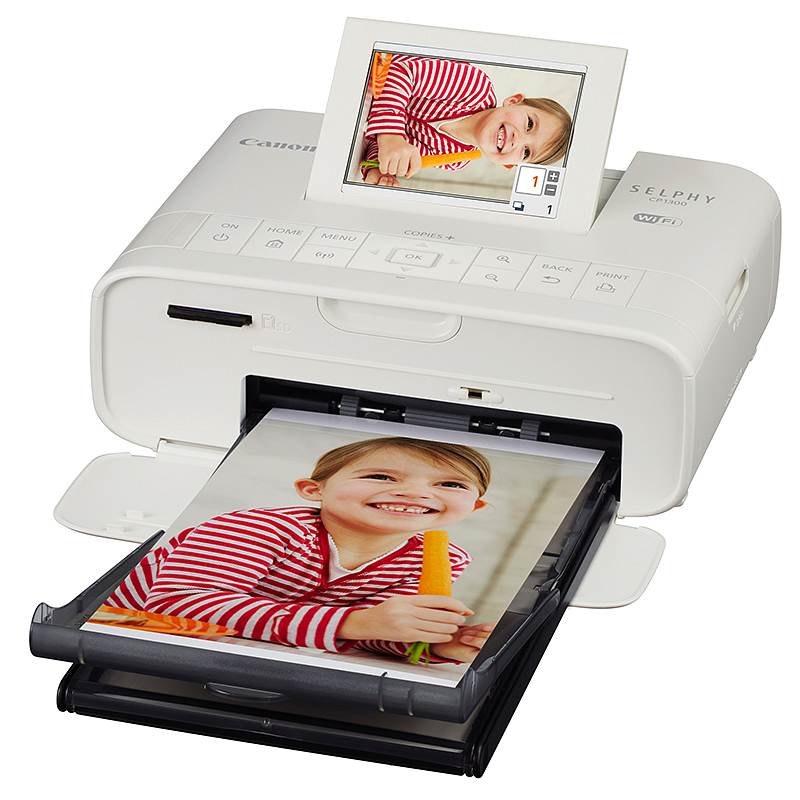 佳能（Canon）SELPHY CP1300 手机照片打印机 白色 迷你 家用 便携 手机wifi连接（台）