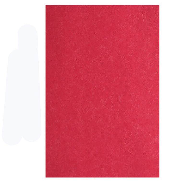 佳洋皮纹纸160g/100张红色（包）