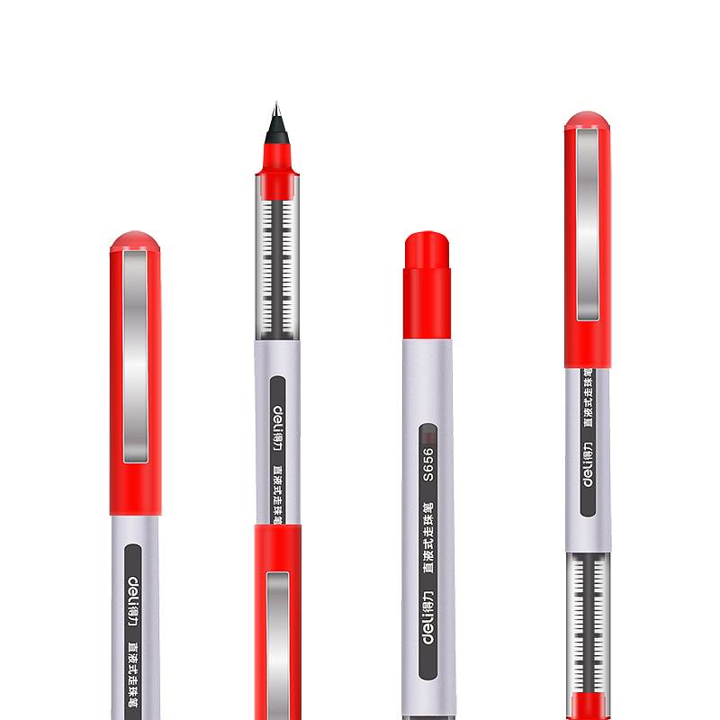 得力 S656 宝珠笔  （单位：支） 红色