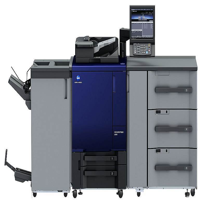 柯尼卡美能达C4070彩色数码印刷机(含自动双面输稿器+鞍式装订器)(台）
