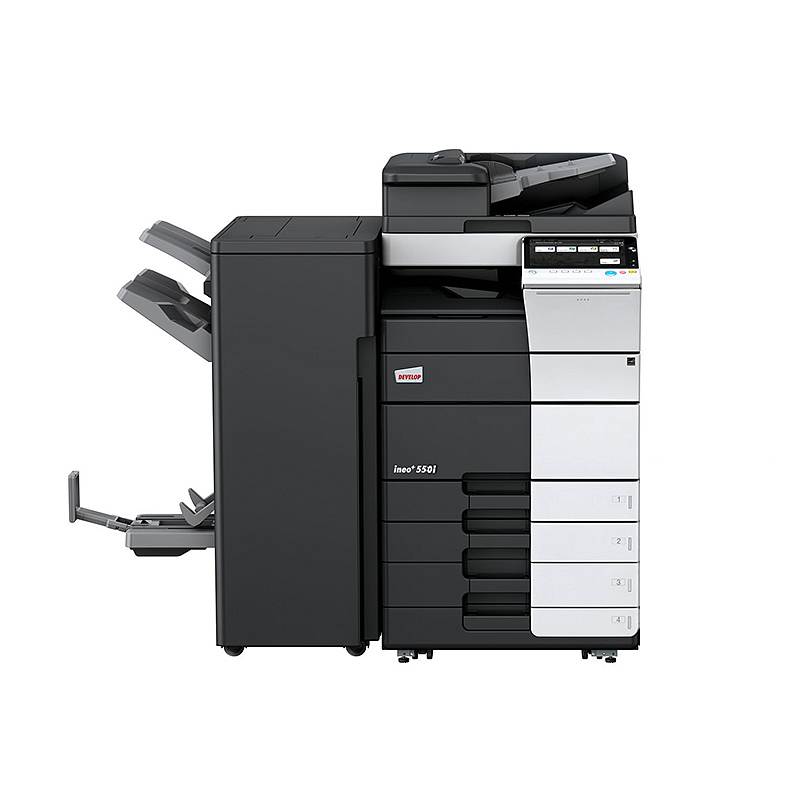 德凡 (DEVELOP) ineo+550i彩色复印机含双面同步输稿器、四纸盒、多功能手送托盘、排纸处理器(单位：台)