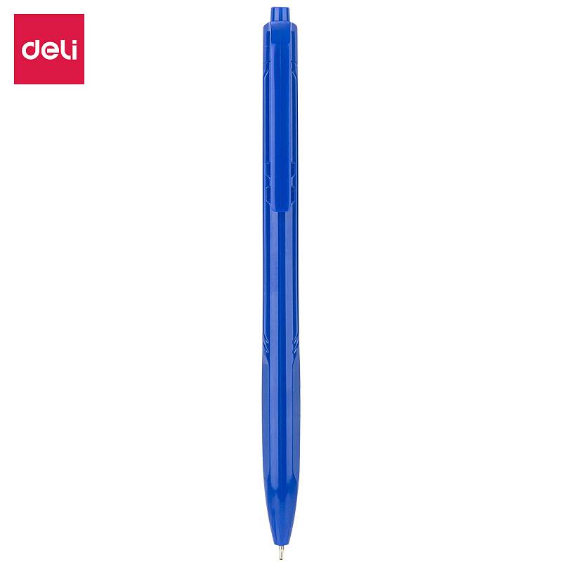得力S304中油笔0.7mm36支/盒 （单位：盒）蓝