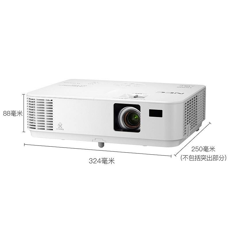 NEC NP-CD1200投影机商务办公家用教育投影仪 (3300流明 ）白天直投（台） 广西专供