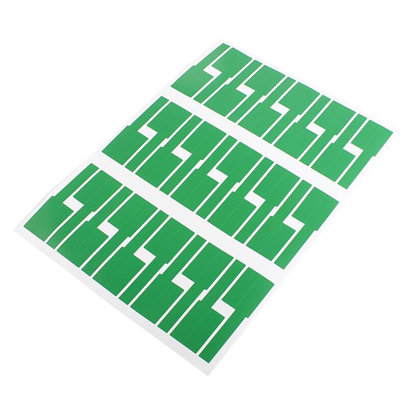 俊滢 A4不干胶防水线缆标签纸打印纸P型 100张/包 绿色 （单位：包）