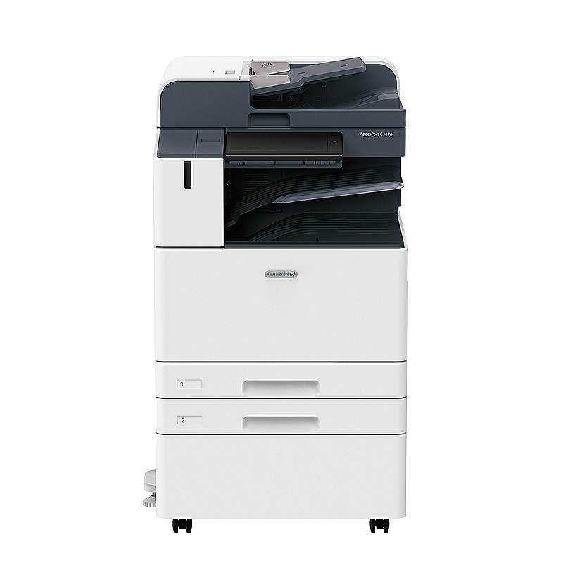 富士施乐(Fuji Xerox) ApeosPort C3070 CPS SC 2Tray  彩色激光一体机 （计价单位：台) 打印复印扫描 含双纸盒 白色
