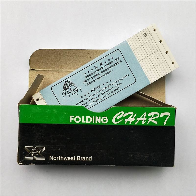 西北114-1-107折叠式仪表记录纸(盒)