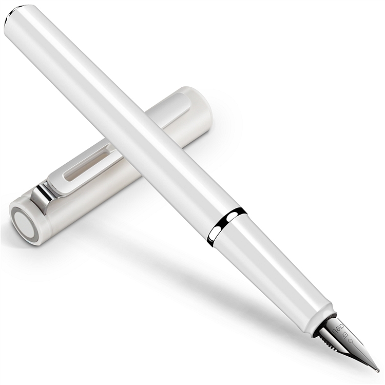 得力S668EF钢笔(白色)