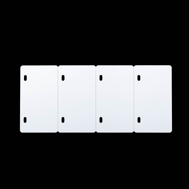 桥兴 M-G4580 光缆挂牌 双孔四连体 （单位：盒） 瓷白色