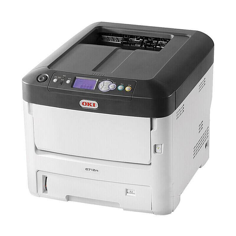 OKI C712n A4幅面 彩色激光打印机 (计价单位：台) 白色