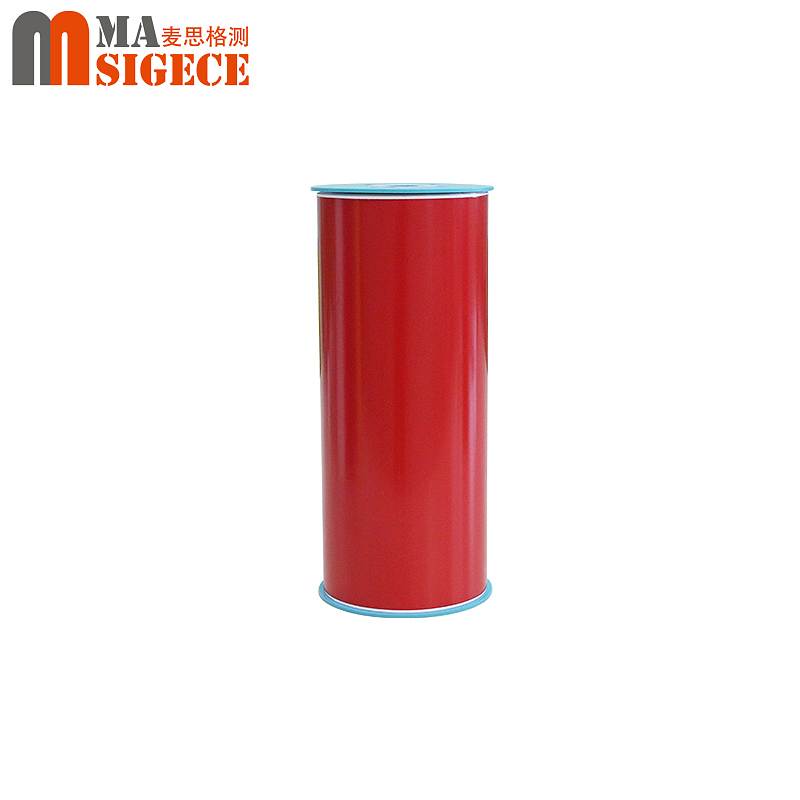 麦思格测（MASIGECE）MS-500ES PVC彩色标签纸卷 胶带卷材 260mm*25m 红色 （单位：卷）