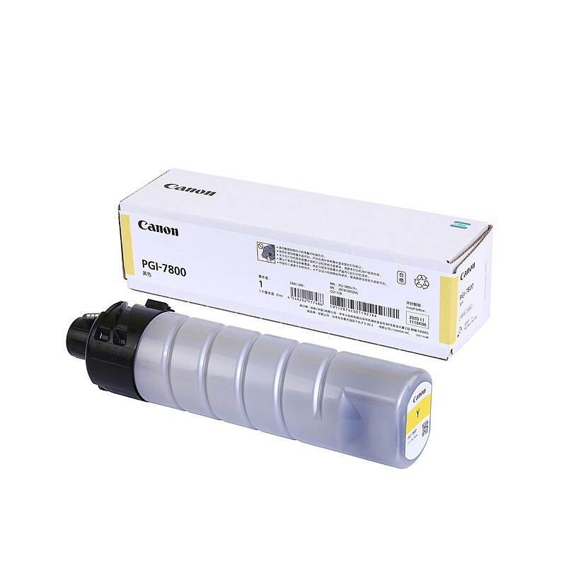 佳能（Canon）PGI-7800 Y黄色标准容量墨水（适用于佳能WG7840/7850)（单位：个）